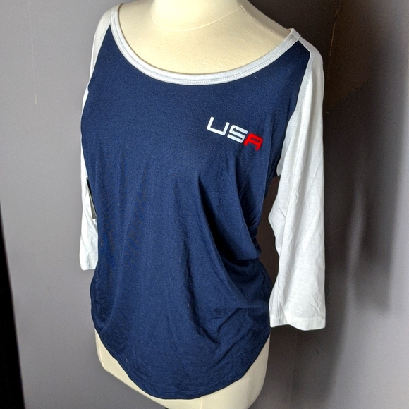 New Era Tops - US Ryder cup team women's XXL 3/4 shirt